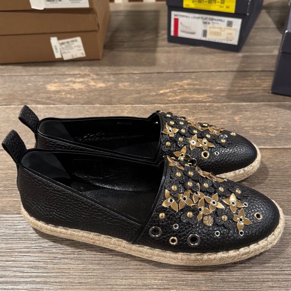 Louis Vuitton Women’s Leather Espadrilles
